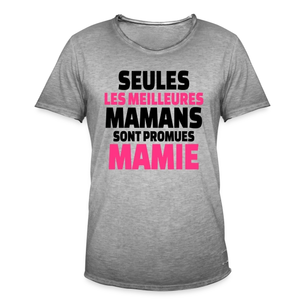 Maman Promue Mamie sur T-shirt vintage Homme