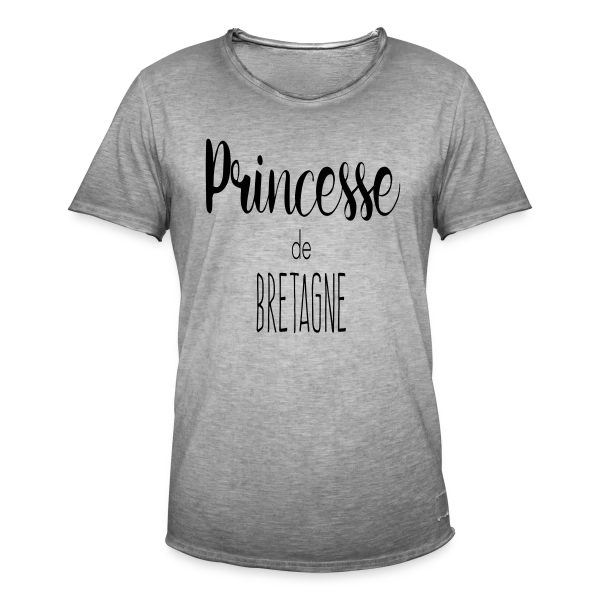 Princesse de Bretagne sur T-shirt vintage Homme