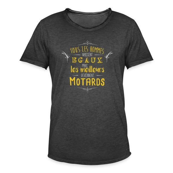 Seuls les Meilleurs Deviennent Motards sur T-shirt vintage Homme