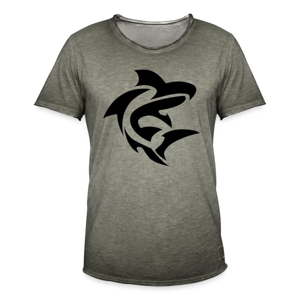 Requin Élégant des Profondeurs sur T-shirt vintage Homme