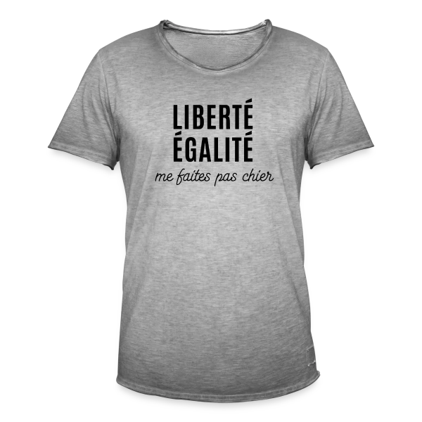Patience Zéro : L'Expression Qui Pique sur T-shirt vintage Homme