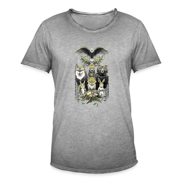 Esprits Sylvestres: Vengeance Forestière sur T-shirt vintage Homme
