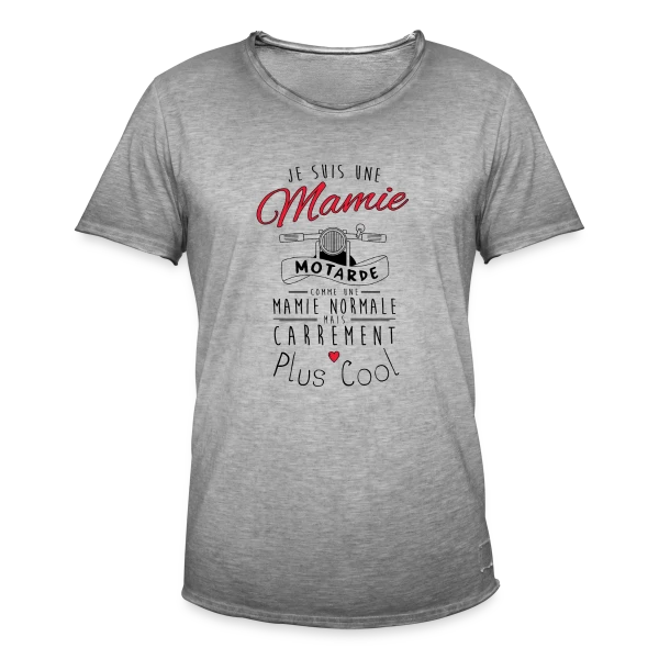 Mamie Motarde Super Cool sur T-shirt vintage Homme