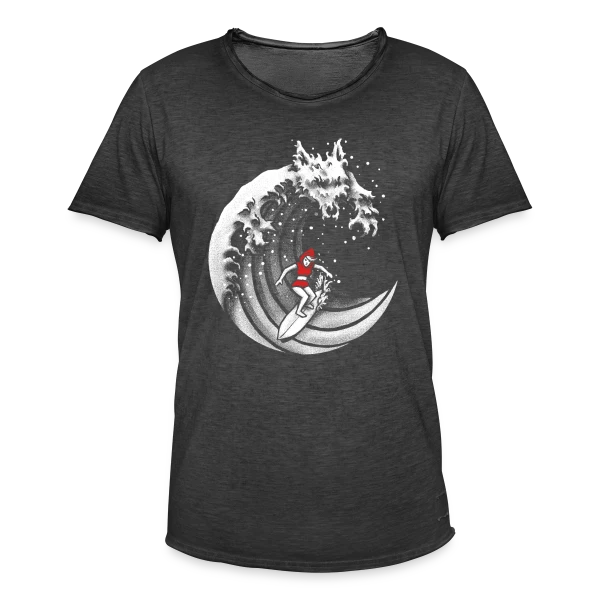 Le Chaperon Rouge Surfeur sur T-shirt vintage Homme