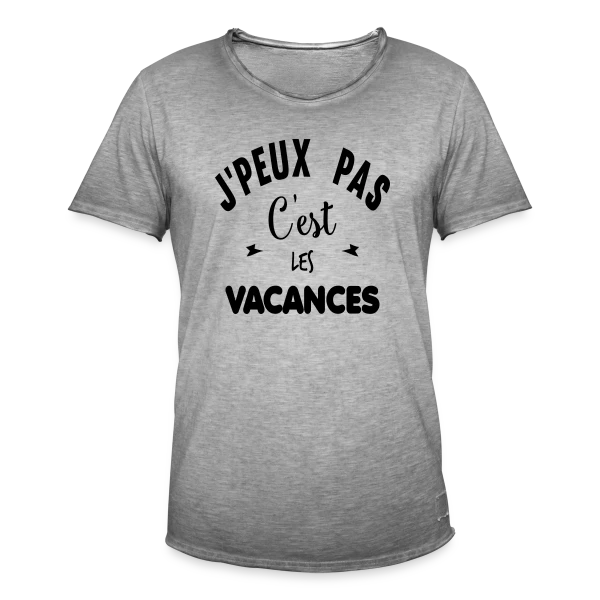 C'est les Vacances ! sur T-shirt vintage Homme