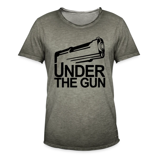 Poker: Under the Gun - Le Choix du Joueur sur T-shirt vintage Homme