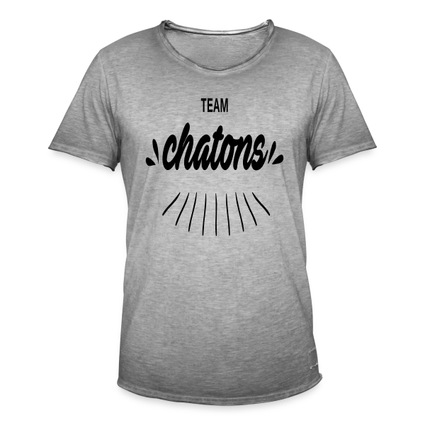 Team Chatons Stylé sur T-shirt vintage Homme