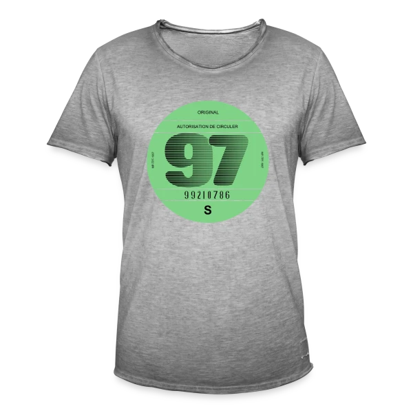 France Rétro 1997 : L'Icône Automobile Vintage sur T-shirt vintage Homme