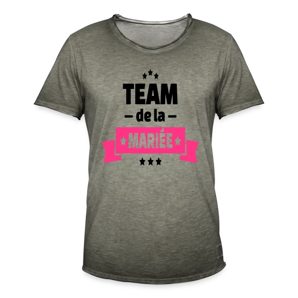 Team de la Mariée : EVJF Inoubliable entre Amies sur T-shirt vintage Homme