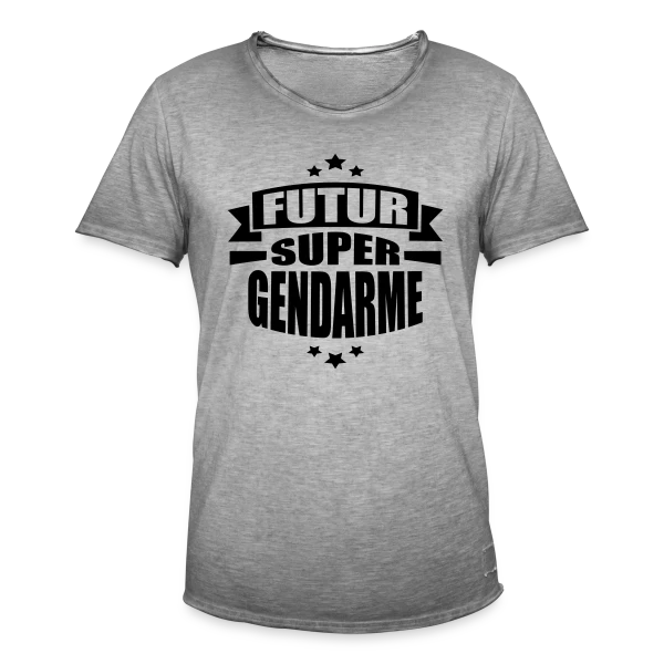 Enfant : Futur Super Gendarme ! sur T-shirt vintage Homme