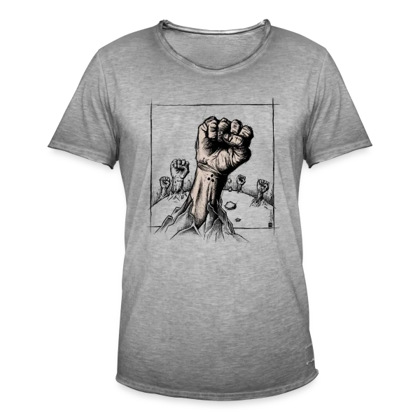 Punk's Not Dead : Mort-Vivant Rebelle sur T-shirt vintage Homme
