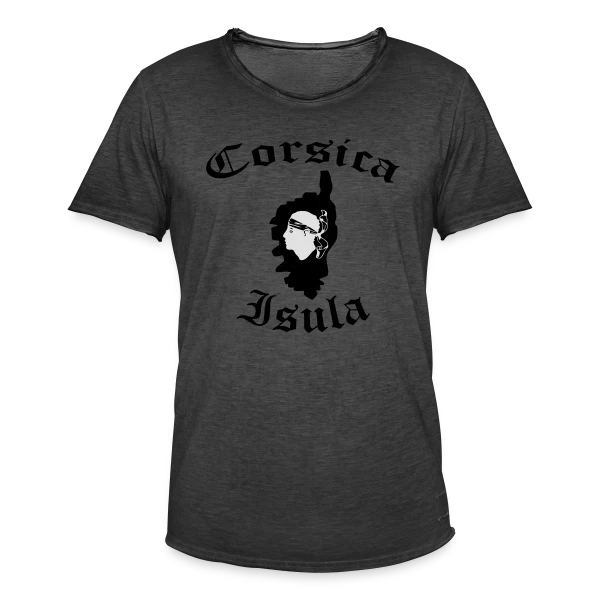 Corsica Isula Vintage sur T-shirt vintage Homme