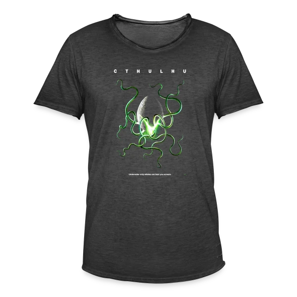 Cthulhu: Le 8ème Tentacule sur T-shirt vintage Homme