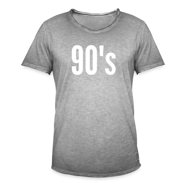 Esprit Années 90 Minimaliste sur T-shirt vintage Homme