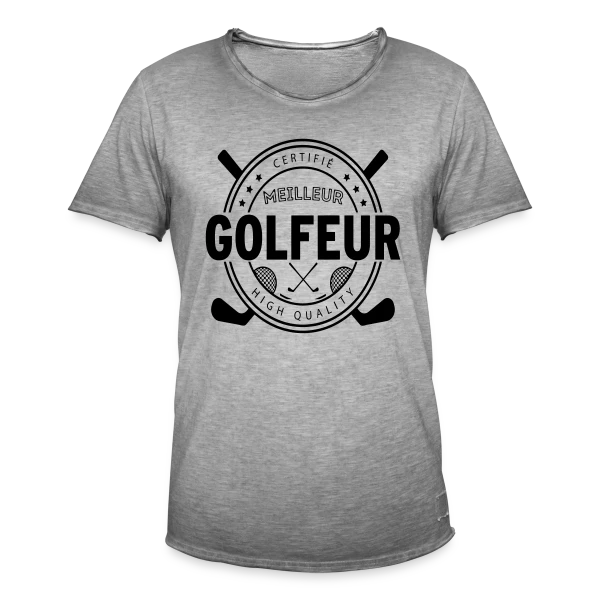 Le Super Golfeur - Cadeau Idéal Passion Golf sur T-shirt vintage Homme
