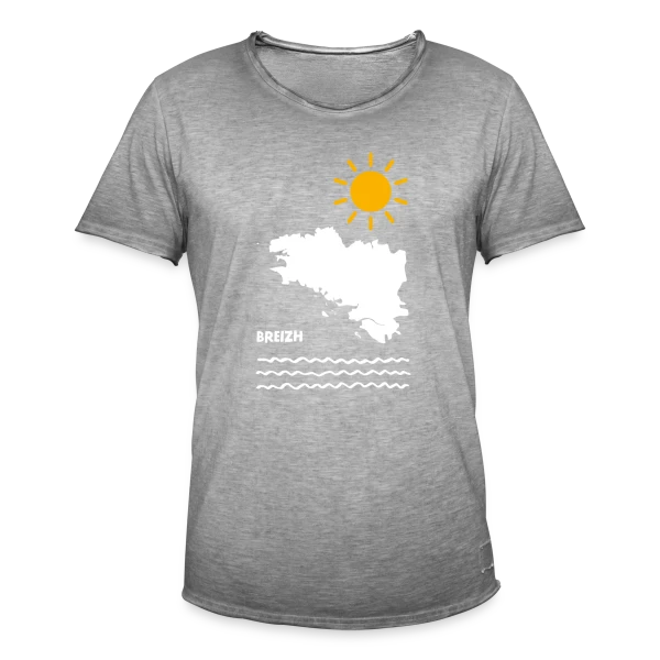 Breizh Soleil Mer sur T-shirt vintage Homme