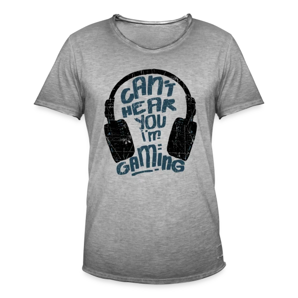 L'Équipement du Gamer: Le Headset sur T-shirt vintage Homme