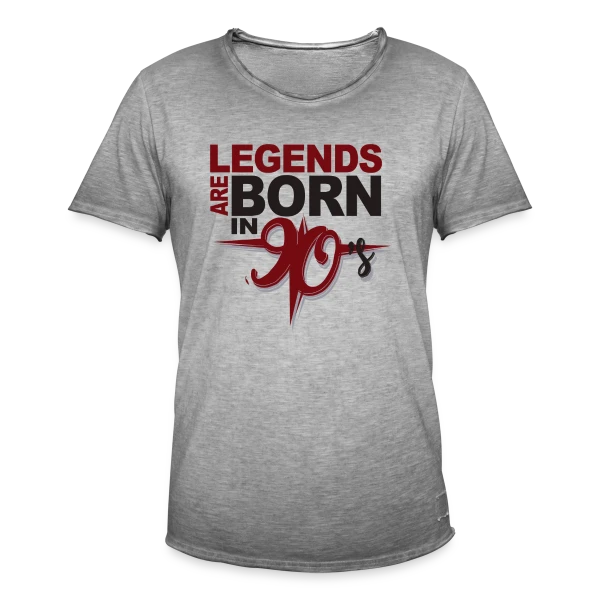 Légendes Nées Années 90 sur T-shirt vintage Homme