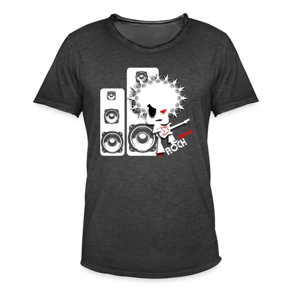 Devil Rock : L'Esprit Rebelle sur T-shirt vintage Homme