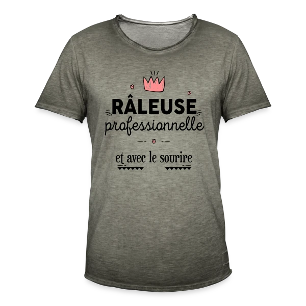 Râleuse Professionnelle sur T-shirt vintage Homme