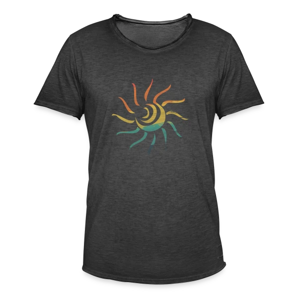 Soleil d'Été Tropical sur T-shirt vintage Homme
