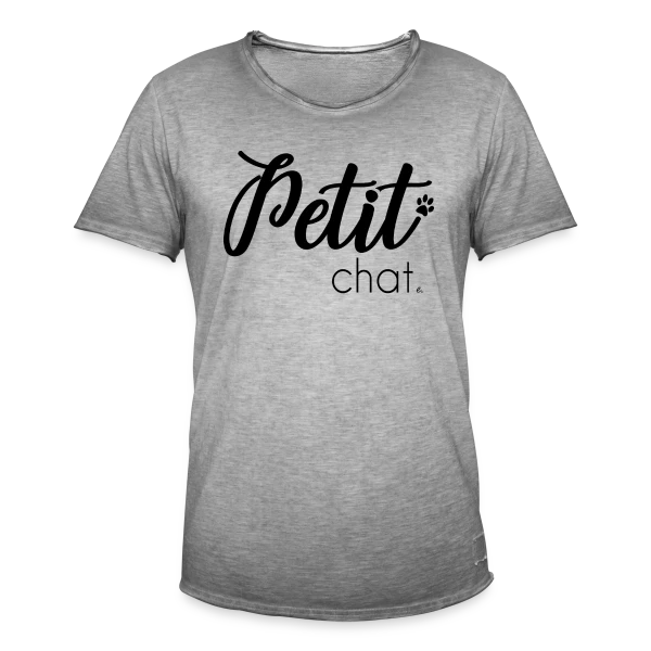 Adorable Petit Chat sur T-shirt vintage Homme
