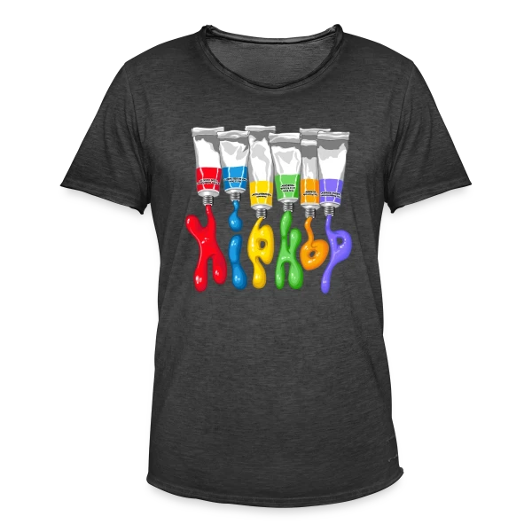 Tubes Hip Hop Rétro sur T-shirt vintage Homme
