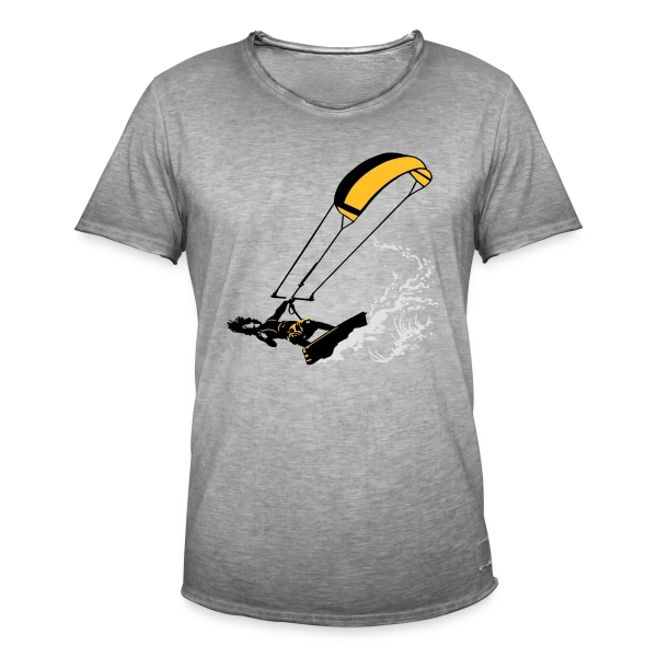 Kitesurf : Vague et Flexibilité sur T-shirt vintage Homme