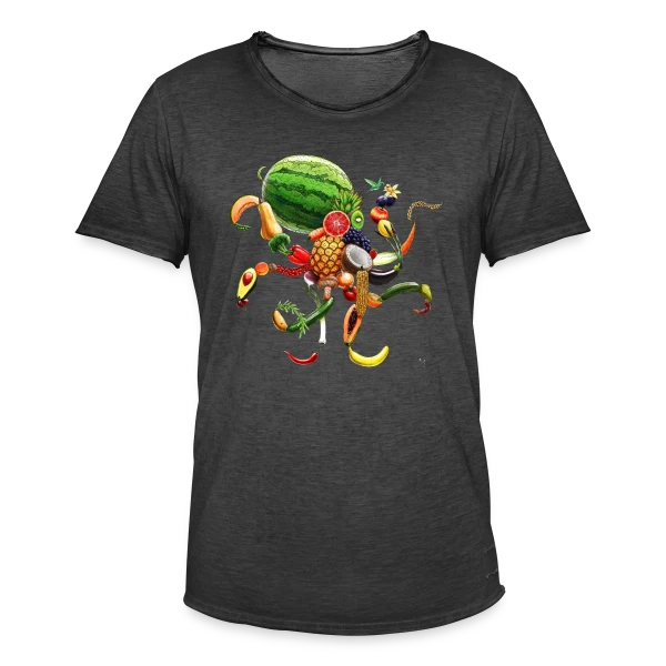 Pulpi Frutti : Saveur Marine Originale sur T-shirt vintage Homme