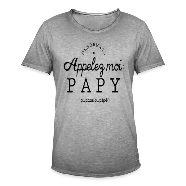 Désormais Papy sur T-shirt vintage Homme