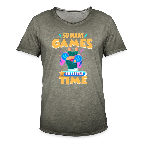 Style Gaming Rétro sur T-shirt vintage Homme