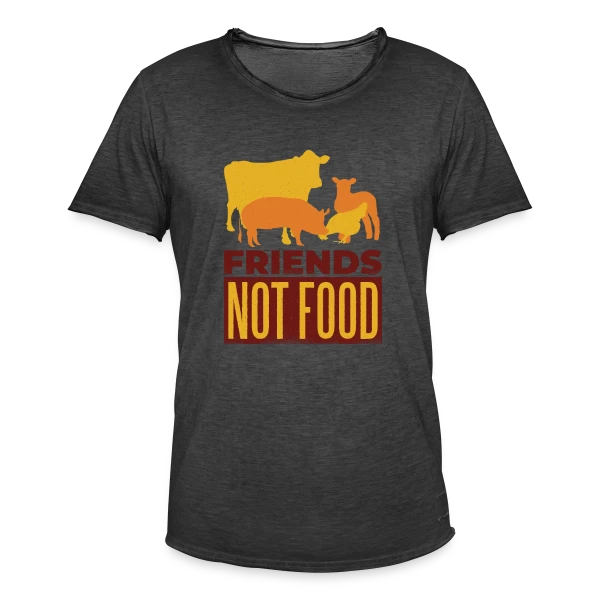 Amis des Animaux sur T-shirt vintage Homme