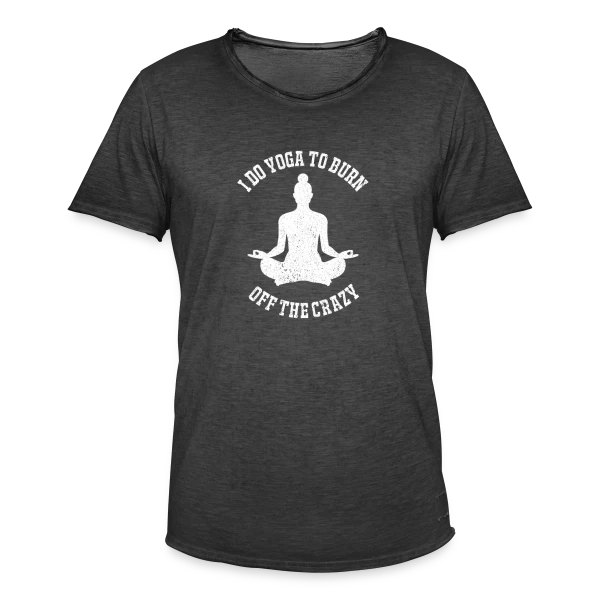 Humour Yoga Drôle sur T-shirt vintage Homme