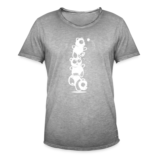 Panda Mignon Adorable sur T-shirt vintage Homme