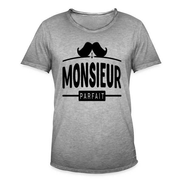 Monsieur Parfait : La perfection incarnée sur T-shirt vintage Homme