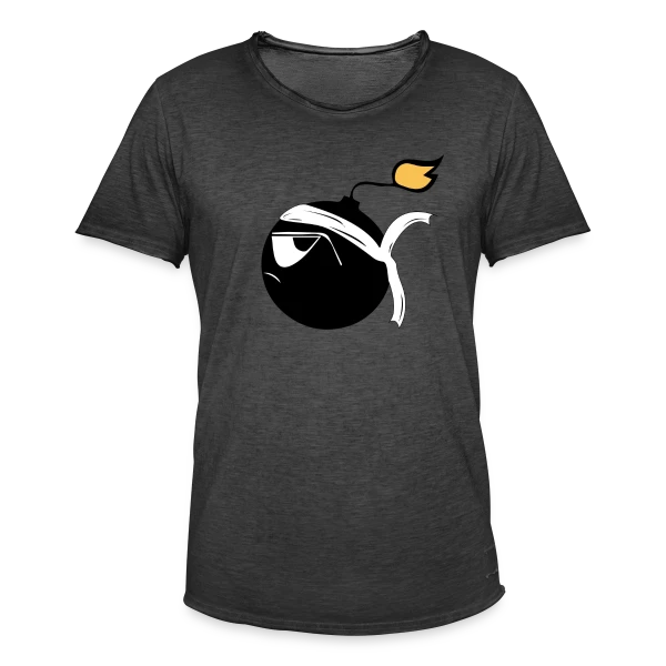 Bombe Corse Rebelle sur T-shirt vintage Homme