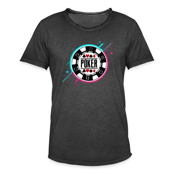 Poker: Personne ne se soucie de ce que tu as couché! sur T-shirt vintage Homme