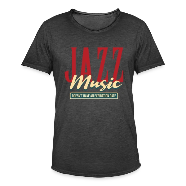 Classique "Jazz" sur T-shirt vintage Homme