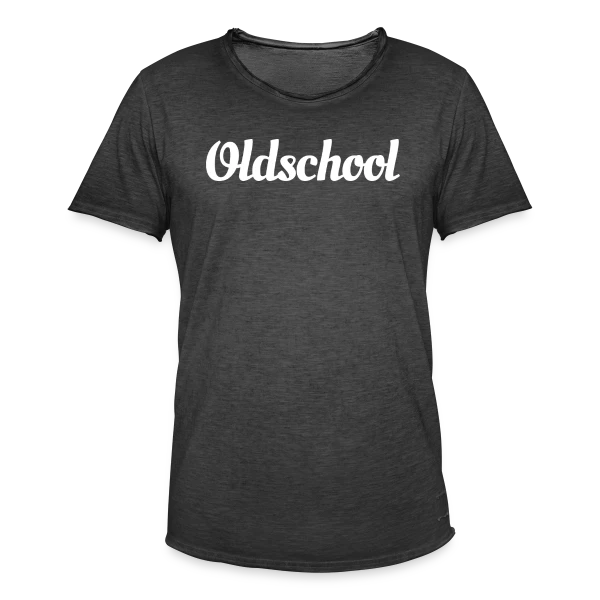Typographie Rétro Oldschool sur T-shirt vintage Homme