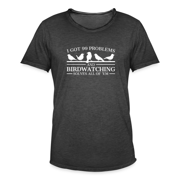 Problèmes d'Ornithologue sur T-shirt vintage Homme