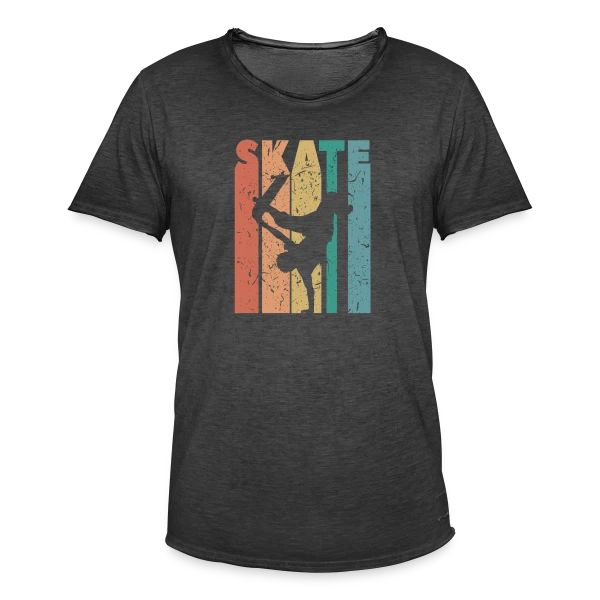 Passion Skate Urbain sur T-shirt vintage Homme