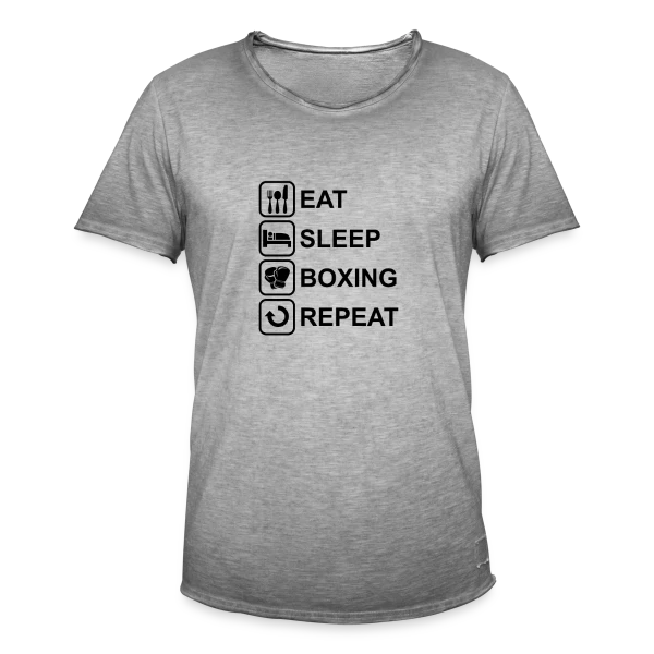 Boxsport & Kickboxing - Cadeau Fighter MMA Knock Out sur T-shirt vintage Homme