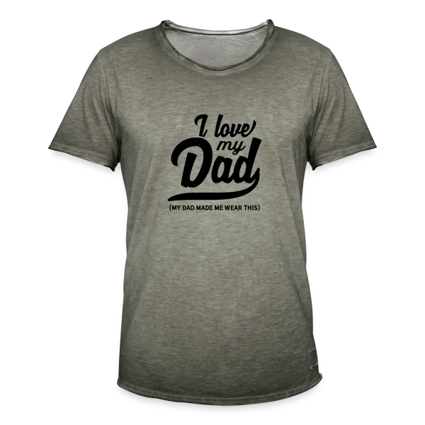 Fête des Pères Originale - Amour pour l'Homme de votre Vie sur T-shirt vintage Homme