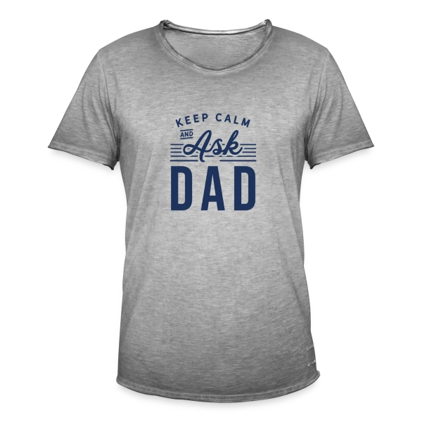 Design Original Fête des Pères - Pour l'Amour de Papa sur T-shirt vintage Homme