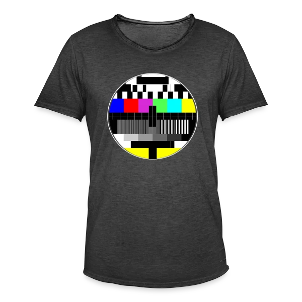 Mire TV Rétro Humour sur T-shirt vintage Homme