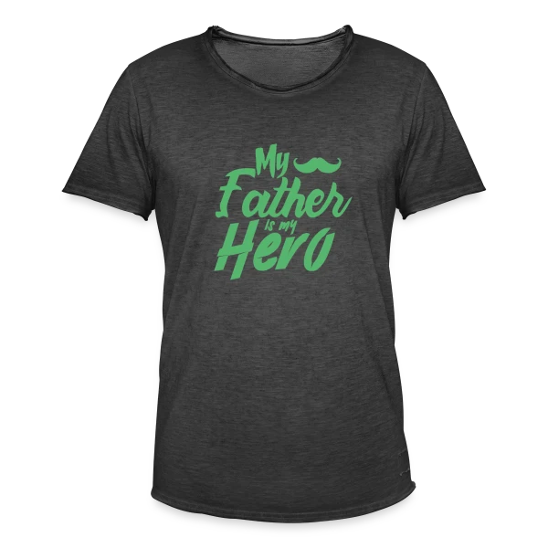 Spécial Fête des Pères - Design Unique pour Papa sur T-shirt vintage Homme