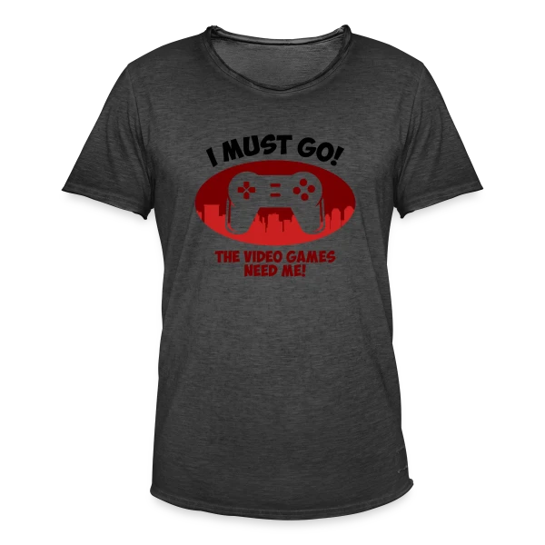 Totalement Gaming ! sur T-shirt vintage Homme