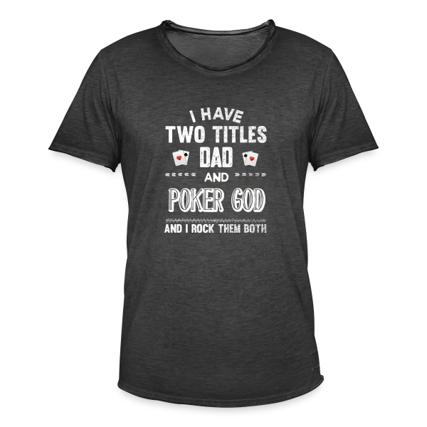 King of Poker sur T-shirt vintage Homme