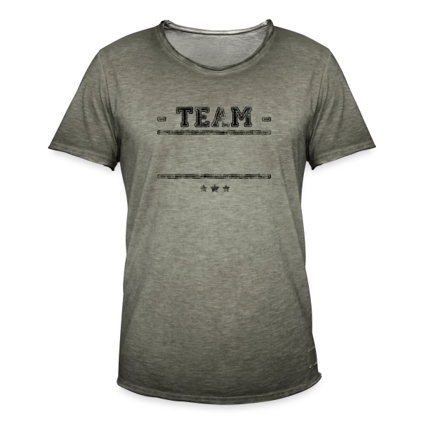 Équipe Personnalisée : Votre Team Ici sur T-shirt vintage Homme