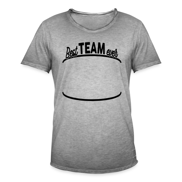 Personnalisable Best Team Ever - Votre Équipe sur T-shirt vintage Homme